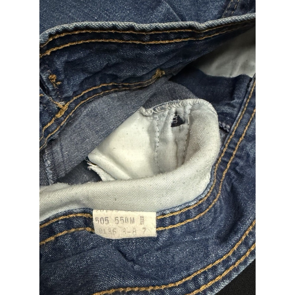 VTG 70s Levi's‎ Flared Jeans Womens 24 Back Buckle Talon Bell Bottom High Rise - Picture 11 of 16